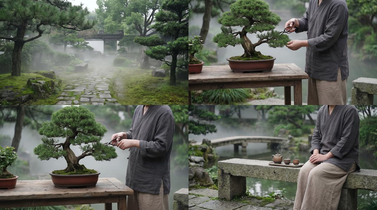 香蕉视频园艺生活视频 – 盆景修剪技艺视频教程，www.cszqek.cn